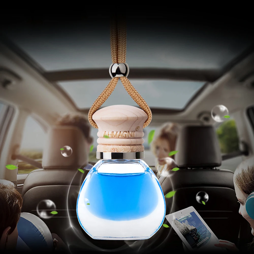 Car Air Freshener Perfume Bottle Smell Pendant Automobile Rearview