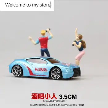 

mini PVC figure model toy drink figure 2pcs/set