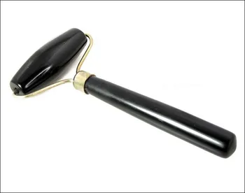 

Bian-Stone SiBIN bian (Stone Needle) Black jade Face Beauty Massage Roller for facial acupuncture massage beauty rolling