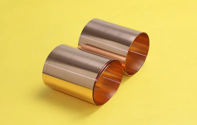 Tiras de cobre 0.01mm * 100mm *
