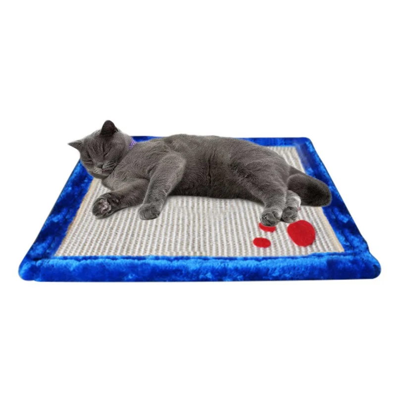 Cat Scratching Mat Cute Pets Cat Dog Scratch Mat With Toys 2018 Hot Sell 3 Colors Pet Supplies