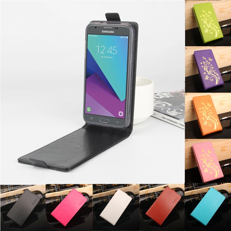 

for Samsung Galaxy J3 Emerge Cover Luxury Leather Case for Samsung Galaxy J3 2017 US Version Flip Cover Case Vertical Back Cover