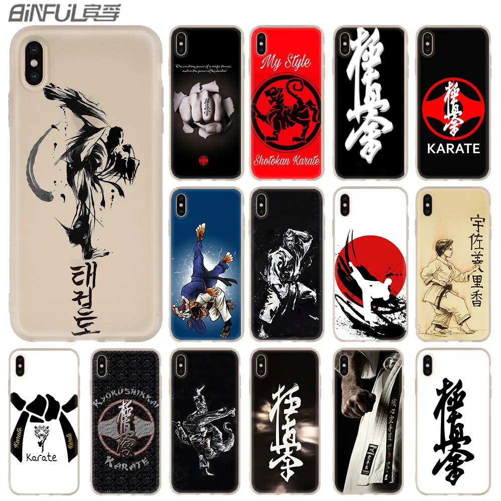 

Kyokushin Karate Symbol Case for iphone XS 11 Pro Max XR X 10 Cover Phone Cases for iphone 7 8 plus 6s 5 4s