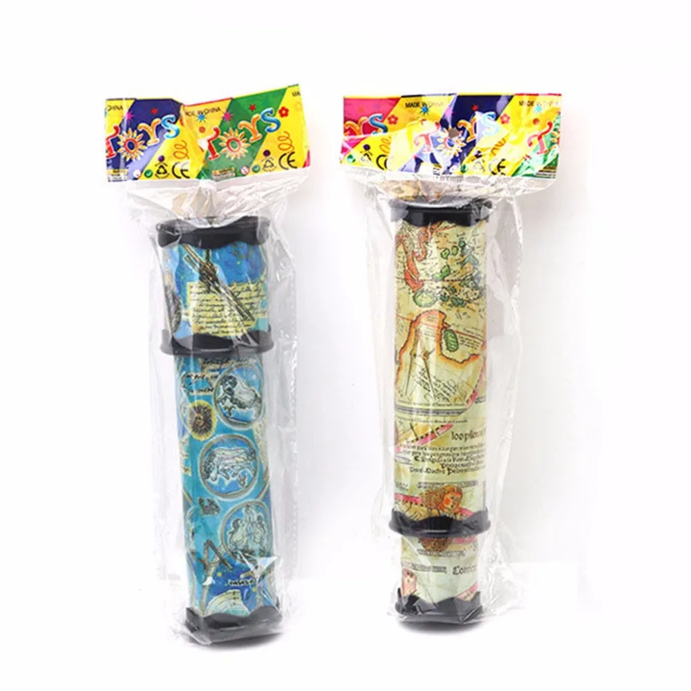 Baby Toy Children Autism Kid Toy Extended Rotation Adjustable Fancy Colored World 30cm Large Scalable Rotating Kaleidoscopes