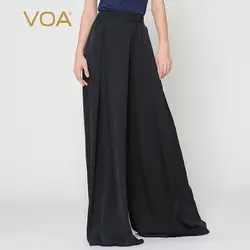 2017 летний брендовый шелк VOA широкие брюки европейский и американский стиль свободные с эластичной резинкой на поясе и на штанах женские k5318