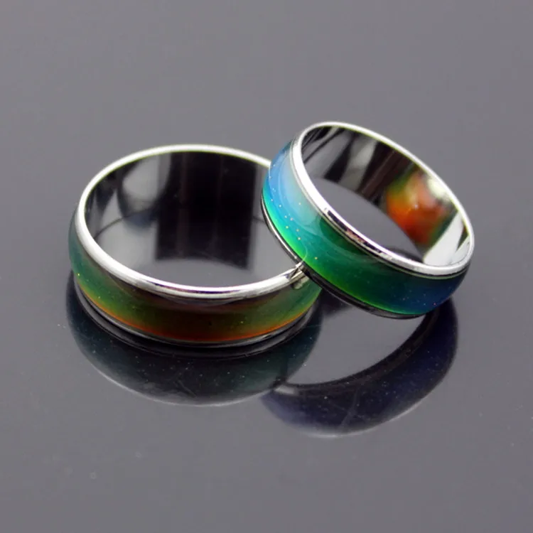 Уникальное цветное кольцо на палец для женщин, влюбленных пар, мужчин, волшебное ювелирное изделие, подарок