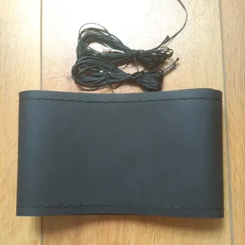 

2018 women Genuine leather Car styling Steering Wheel Cover racing ,38CM 36cm pink / green / beige / wine red/ orange /gray