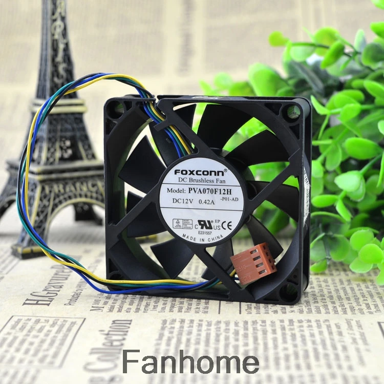 

For Foxconn FOXCONN PVA070F12H 12V 0.42A 7CM 7020 4-wire PWM CPU fan