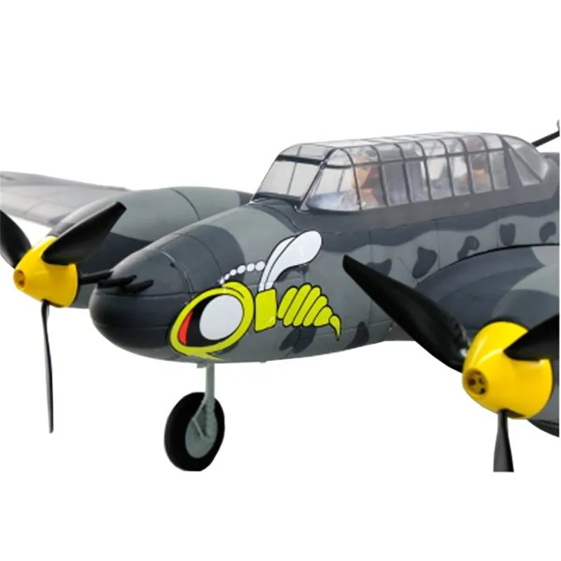 Dynam Messerschmitt BF-110 V2 1500 мм размах крыльев EPO истребитель Warbird RC самолет PNP DY8963