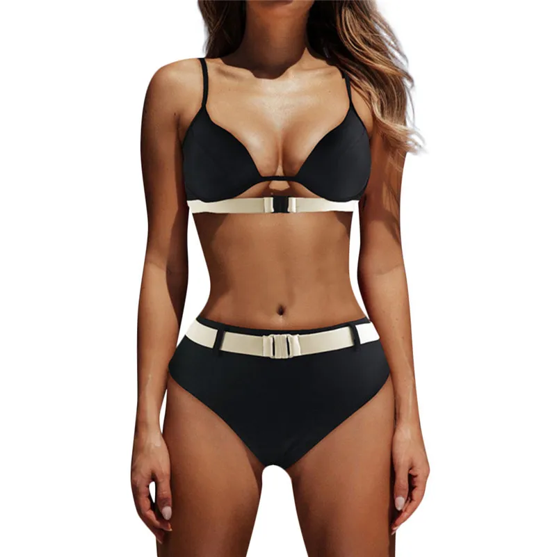 

Womail Fahion Bikini Bra Swimsuit Bowknot Swimwear Beachwear Off-Shouder Bikini bikinis 2019 mujer bathing suit women biqui 4sg