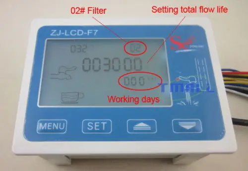 RO Water Filter LCD Display Control TDS water