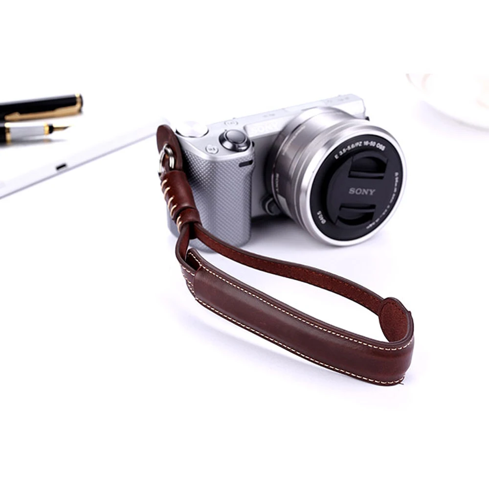 Наручный ремешок для камеры ручной для цифровой зеркальной камеры Canon Nikon sony NEX7 NEX6 NEX5T/F A7RII A6300 a5000 a6000 a5100 для ЖК-дисплея с подсветкой Fujifilm X100S X30 X70 E-M10 II