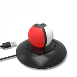 Светодиодная Подставка для зарядки для Nintend Switch NS Poke Ball Plus type C док-станция быстрое зарядное устройство Держатель для Pokeball адаптер питания