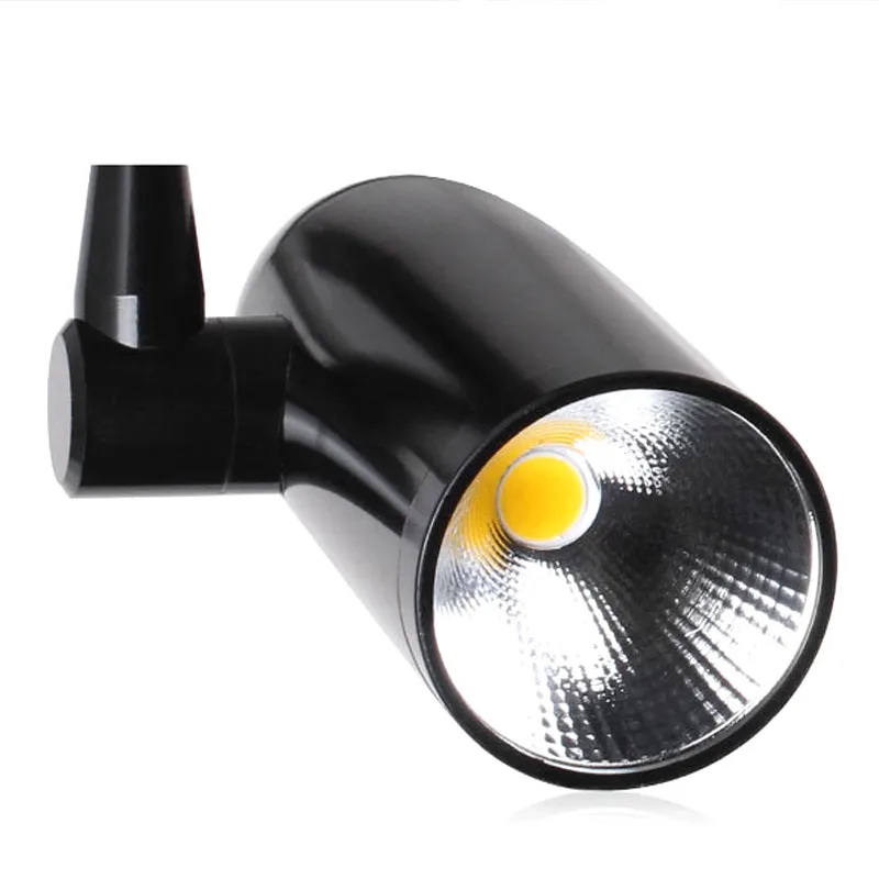 7w cob led track spotlight tracking rail light bulb back cal lighting track lighting