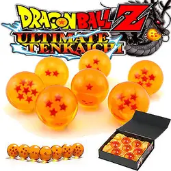 7 шт./компл. аниме Dragon BALL Розничная коробка 3,5 см Dragon Ball Z 7 звезд фигурки хрустальные шары коллекция игрушек