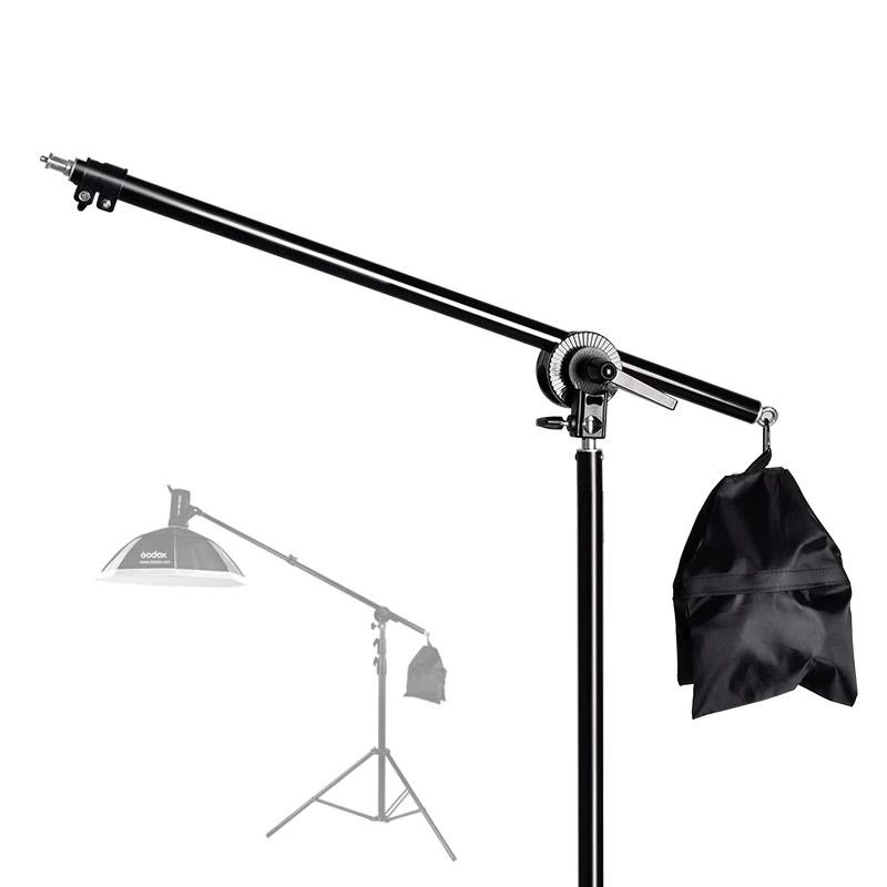 74-135 см телескопическая стойка для студийной фотосъемки, верхний светильник с сумкой с песком для вспышки/мини-Стробоскоп/софтбокс/светодиодный светильник для видеосъемки