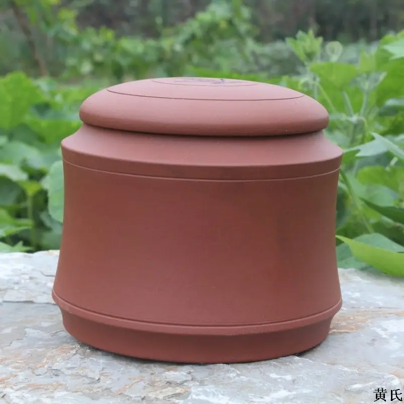 Yixing tea tea storage tank round tank ore clear cement fashionable store mixed batch