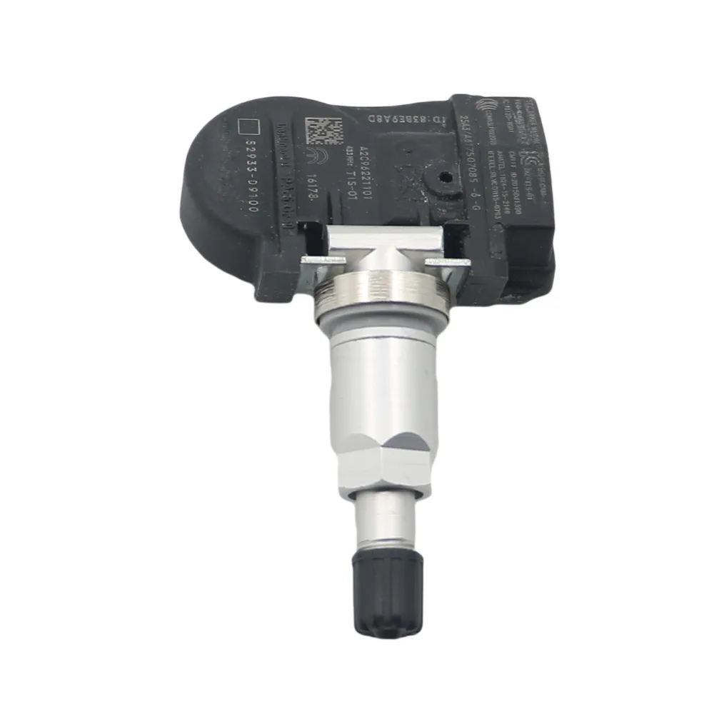 

1PC TPMS Tire Pressure Monitor Sensor with nut for Kia 2016- Sportage QL K7 2016 CADENZA 16 52933D9100 433MHZ