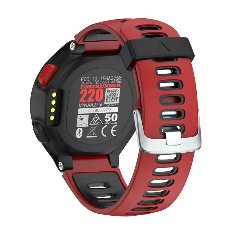 Сменный ремешок на запястье для смарт часов Garmin Forerunner 235 220 620 630 735XT мягкий