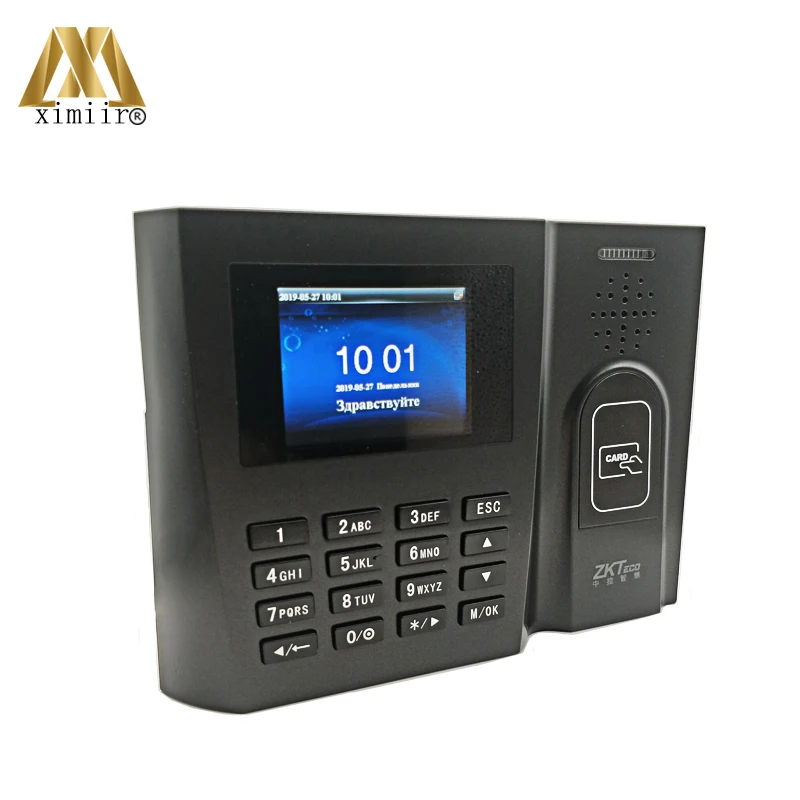 ZK MU260 125 кГц rfid-карты Биометрические посещаемость времени с WI-FI смарт-карты Регистраторы EM карты времени сотрудников посещаемости