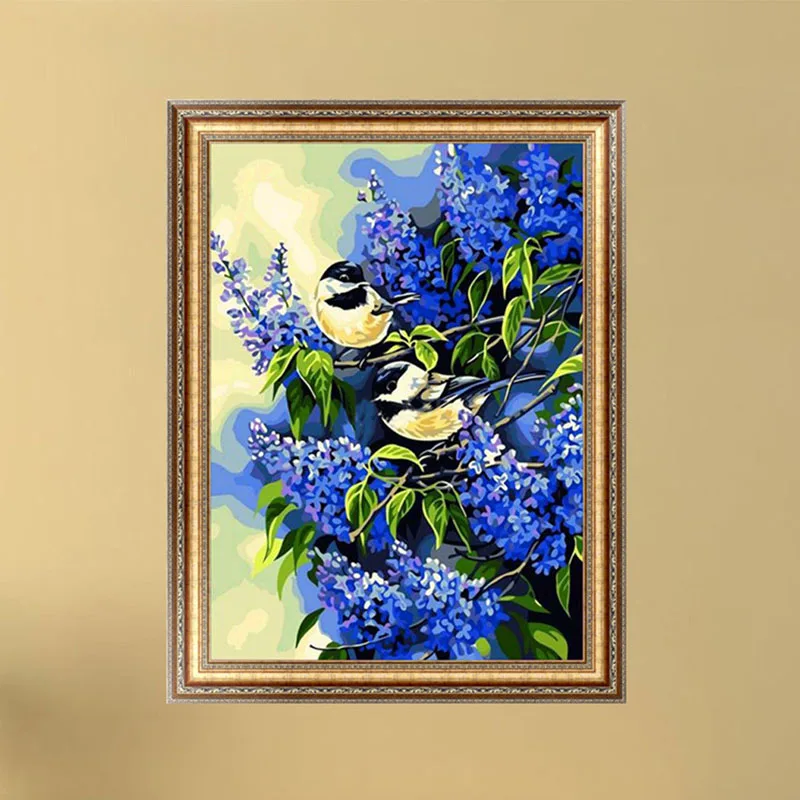 

DIY 5D Diamond Embroidery Painting Birds Cross Stitch Home Decor Crafts 45*35cm