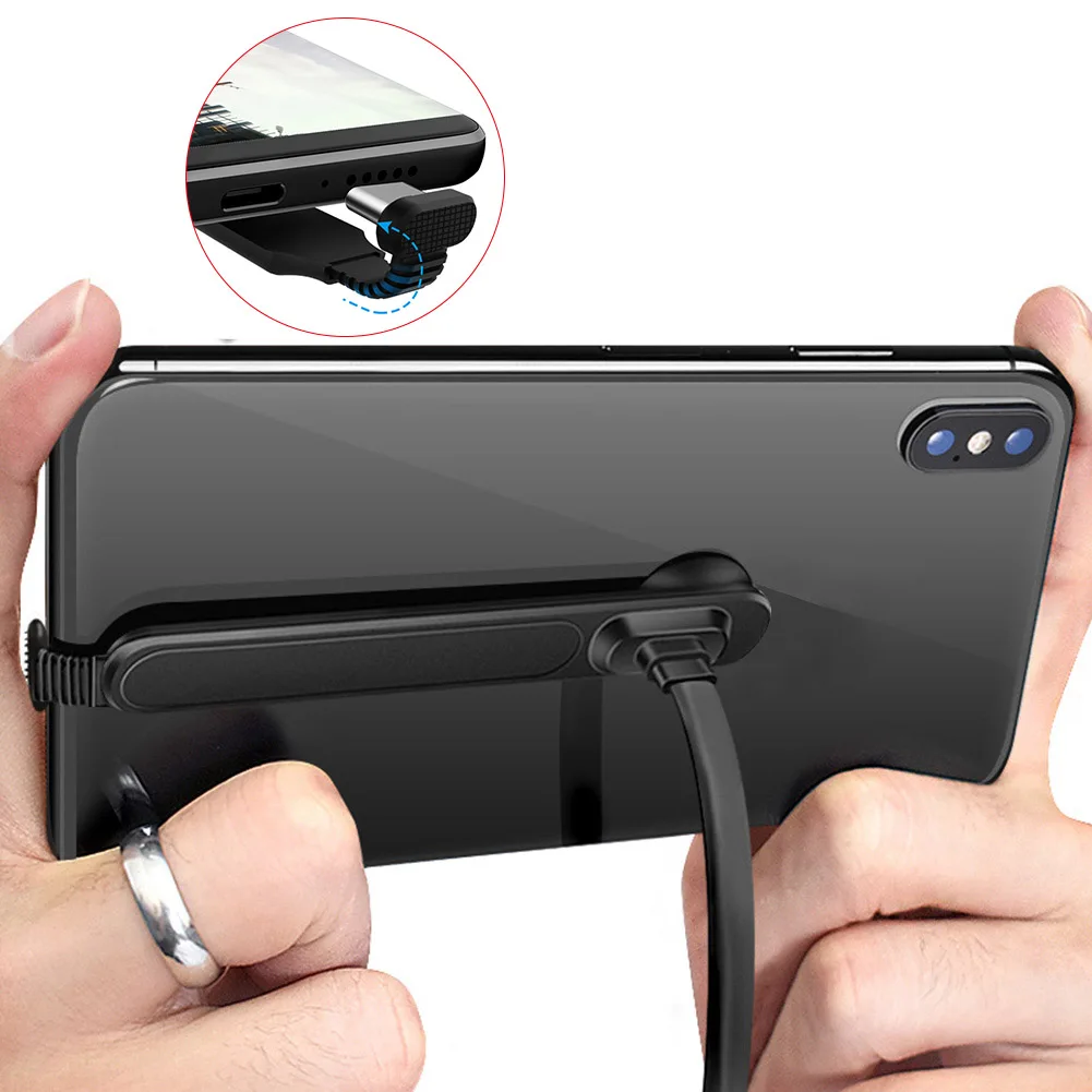 

Type-C/Micro USB Cable Hand Tour Games Mobile Phone Charger Cord for Knives Out PUBG Free Fire dropshipping