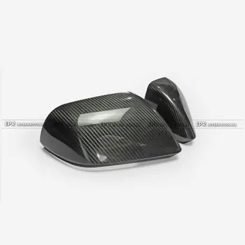 

Car Styling 2015 Mustang Carbon Fiber Mirror Cover Stick On Type Without Lamp Position Glossy Fibre Exterior Trim Auto Body Kit