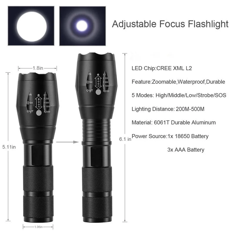 LED-flashlight-Tactical-Flashlight-8000-Lumens-CREE-XM-L2-Zoomable-5-Modes-aluminum-Lanterna-LED-Torch (6)