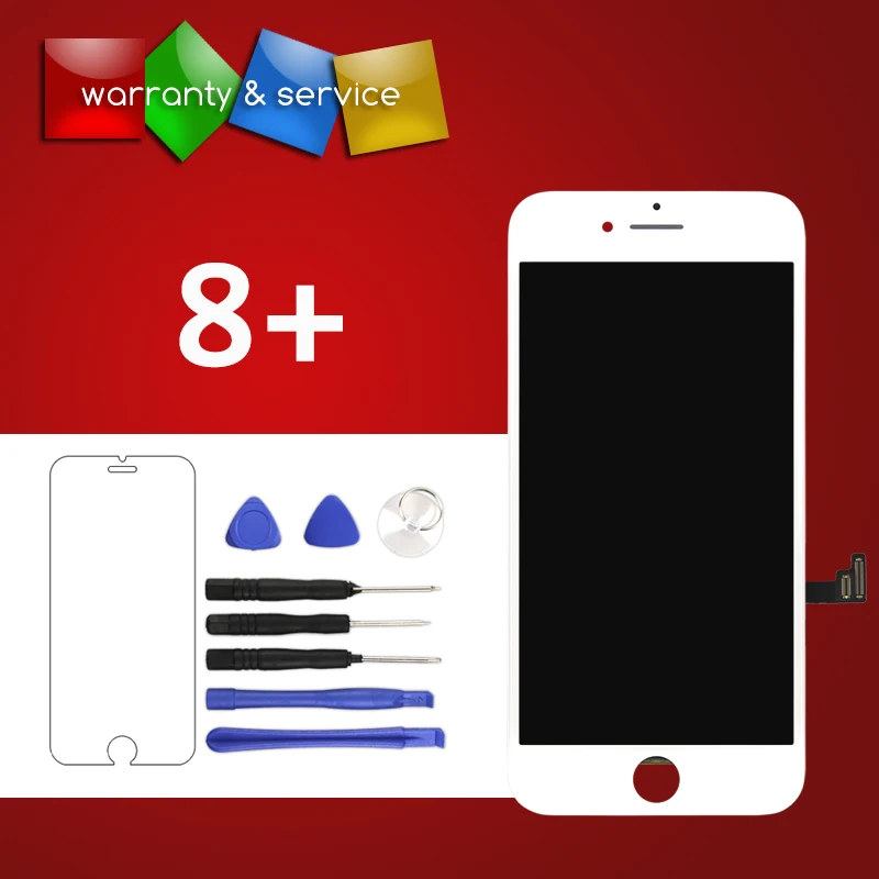 

2pcs For OEM LCD For iPhone 8 Plus Display 3D Touch Screen Digitizer Assembly Replacement For iphone 8P LCD Screen Black&White