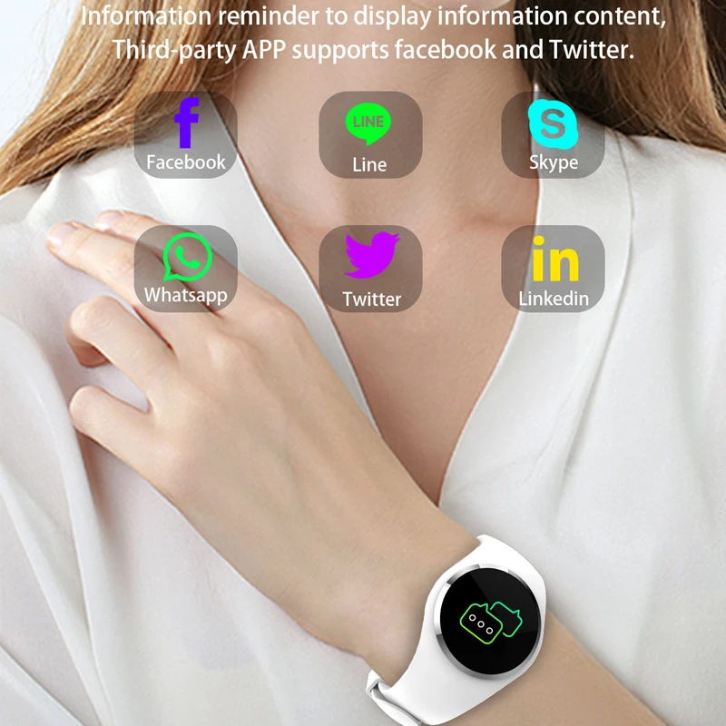 Tanie Luksusowe kobiety inteligentny zegarek dla mężczyzn wodoodporny licznik kalorii krokomierz Sport do monitorowania ciśnienia krwi monitora bransoletka fitness dla android ios