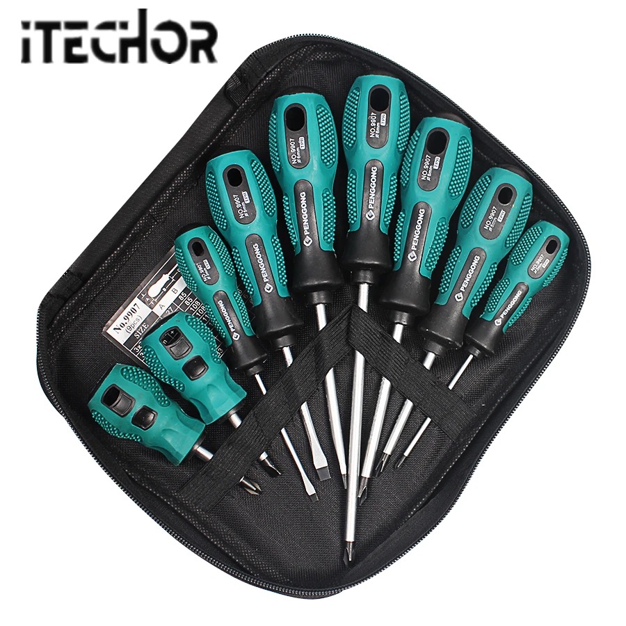

9 in 1 Screwdriver Set Multi-Bit Tools Repair Screw Driver Screwdrivers Kit Home Useful Multi Tool Hand Tools For Cross Head