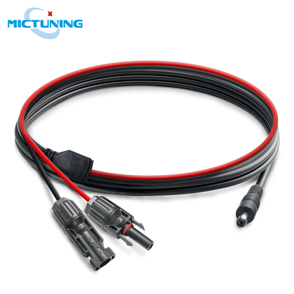 

MICTUNING MC4 Connector Solar Panel Adapter Cable Universal MC4 Charge Adapter for All Power Portable Solar Generator Inverter