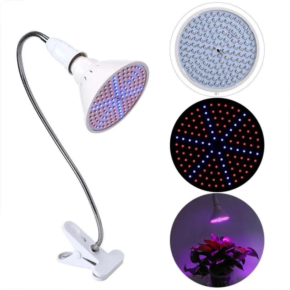 

126 LEDs Grow Light Lamp Bulbs With Flexible Clip Holder LED Plant Growth Light for Indoor or Desktop Plants