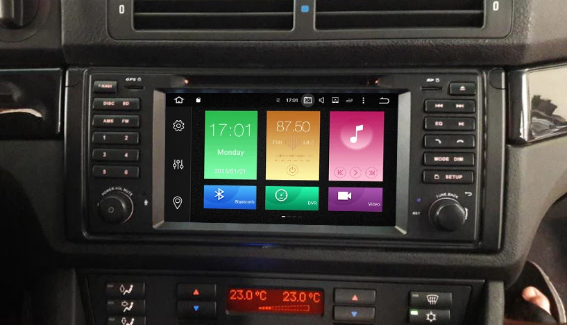 Sale 7 IPS Auto Android 8.0 Sat Navi Car DVD GPS Player For BMW E39 E53 Octa Core 4G RAM 32G ROM Radio BT MAP Wifi Mirror Link DAB+ 12