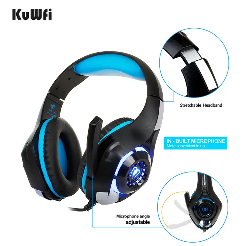 

Professional 3.5mm Gaming Headphone for pc ps4 play station 4 laptop phone Xbox One Headset with microphone Gaming Headset