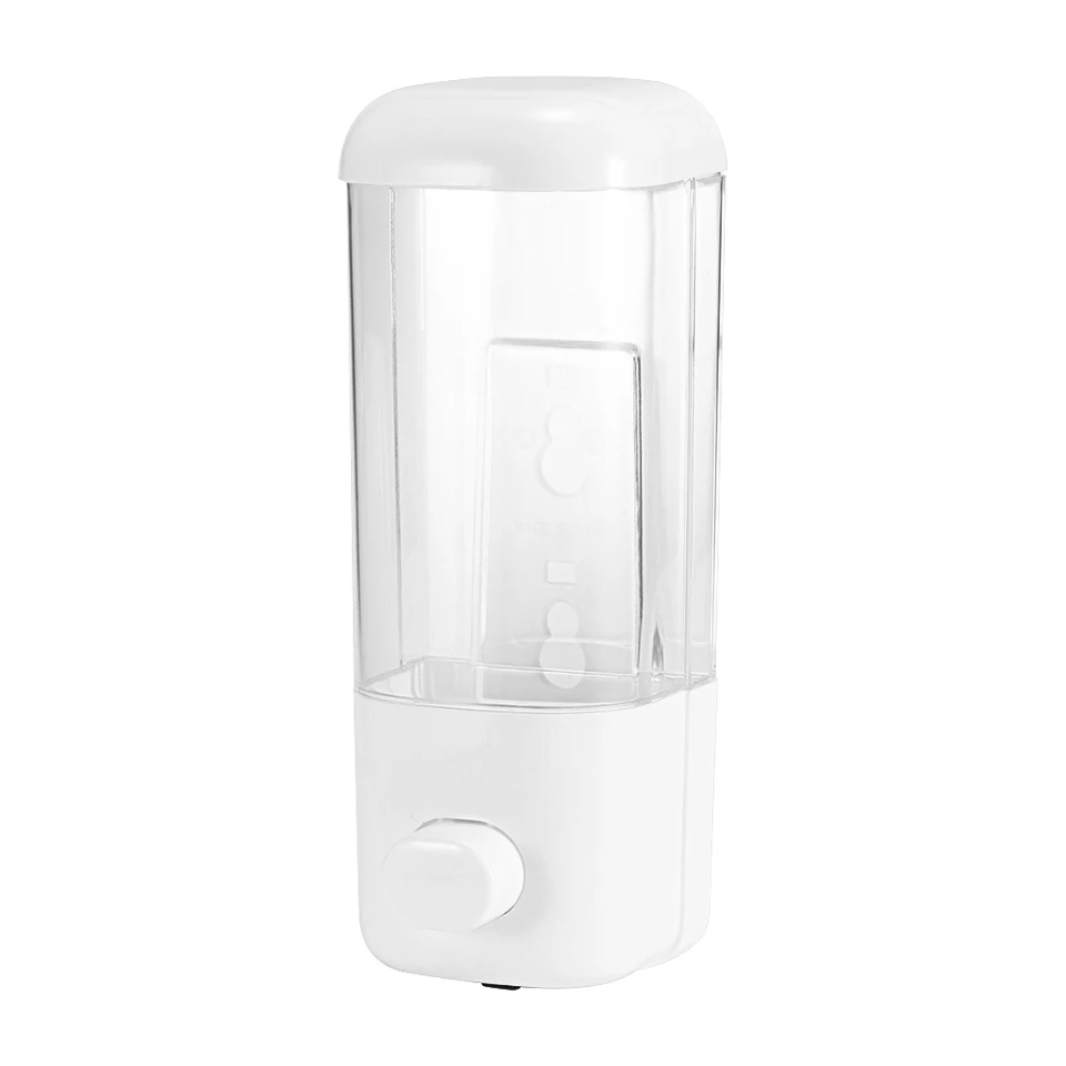 500ml Bathroom Soap Dispenser Wall Mounted Self-Adhesive Shampoo Container
