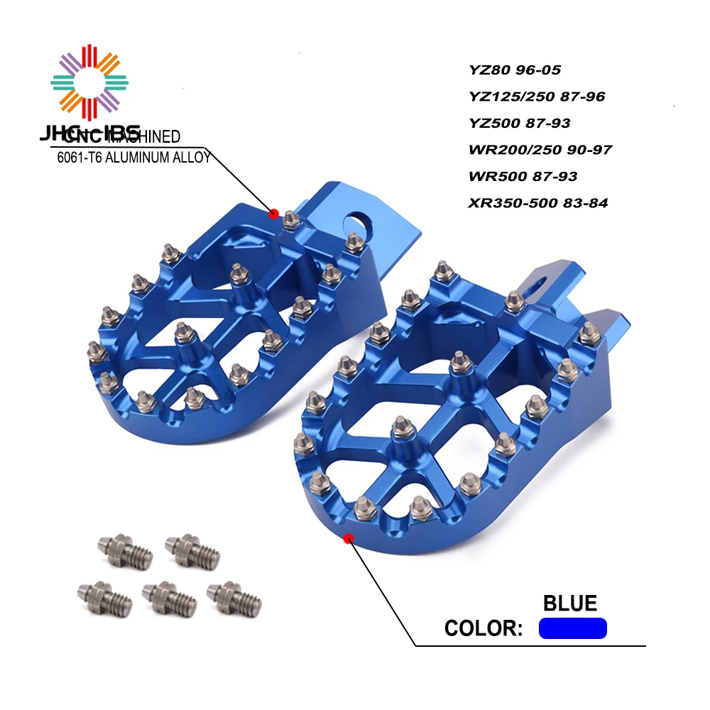 Подножки для мотоцикла подножки Yamaha Honda YZ80 YZ125 YZ250 YZ500 WR200 WR250 WR500 XR350 XR450 XR500 YZ 80 125 WR 250