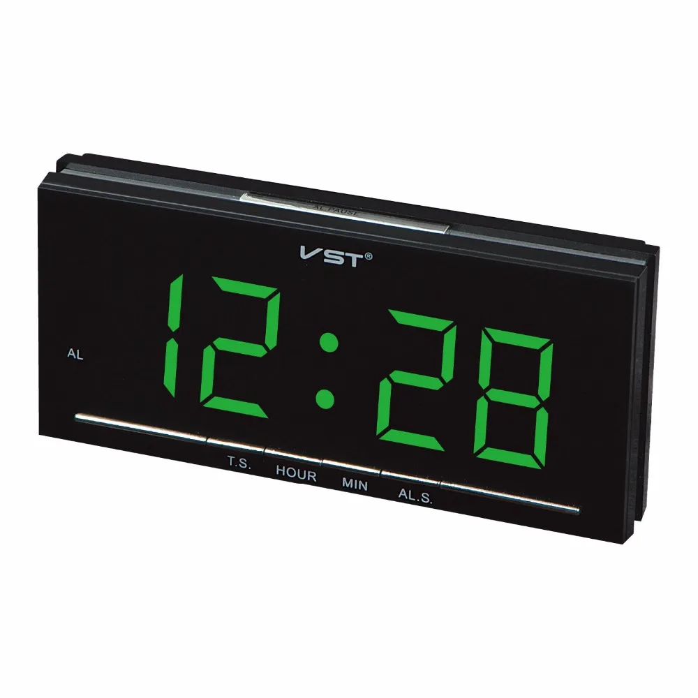 

1.8 inches LED display digital alarm clock with EU plug Home desktop electronic alarm clock Student's gift clock