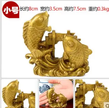 

China Copper crafts Carp Yue gantry creative decoration