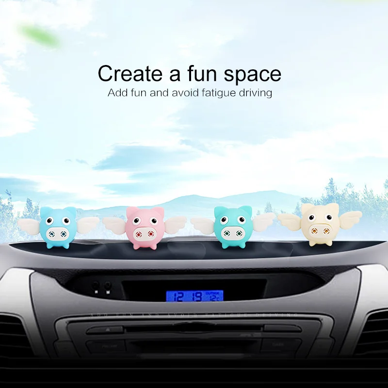 

NEW Flying Pig Car Air Outlet Perfume Air Freshener Auto Interior Scent Diffuser Aromatherapy Decor Auto Car Accessory