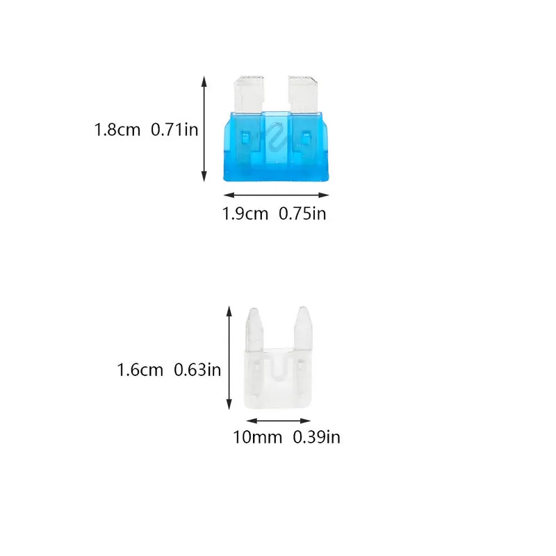 220 шт. Мини Стандартный Ассорти предохранители для автомобиля коробка авто предохранитель для грузовика лезвие наборы предохранителей с зажимом автозапчасти 2-35A фургон велосипед