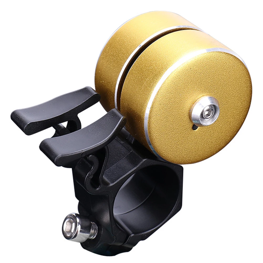 

120db Resounding Horn Bicycle Bell Cycling Safety Hand Dial With Double Click Loud Sound Bike Outdoors Alarm Aluminum Alloy