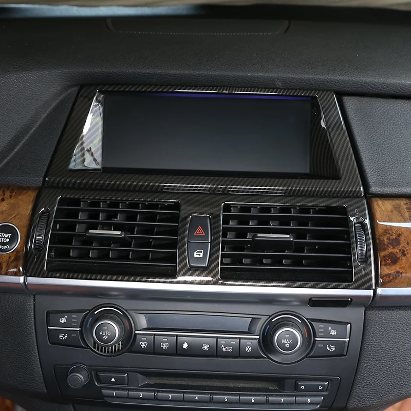 Автомобильные аксессуары из углеродного волокна Стиль для BMW X5 X6 E70 E71 2008 2013 АБС