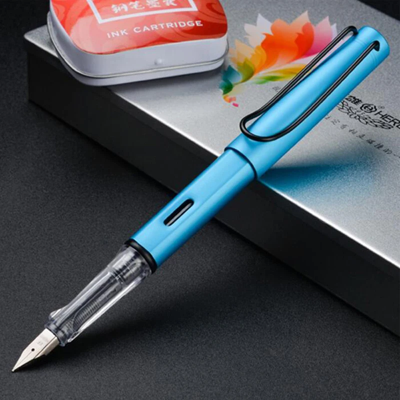 Роскошная металлическая перьевая ручка Al Star для офиса, руководителя, быстрое письмо подарочная ручка в деловом стиле, купить 2 ручки, отправить подарок