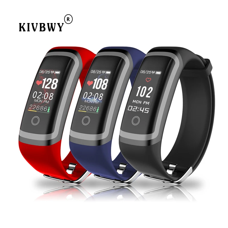 

Kivbwy Fitness Tracker Waterproof IP67 Blood Pressure Smart Bracelet Bluetooth Call Reminder Sport Wristband for iOS Android