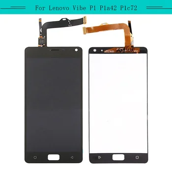 

Tested 1pcs/lot Complete For Lenovo Vibe P1 P1A42 Full Lcd Display Aseembly With Touch Screen Glass Digitizer Free Shipping