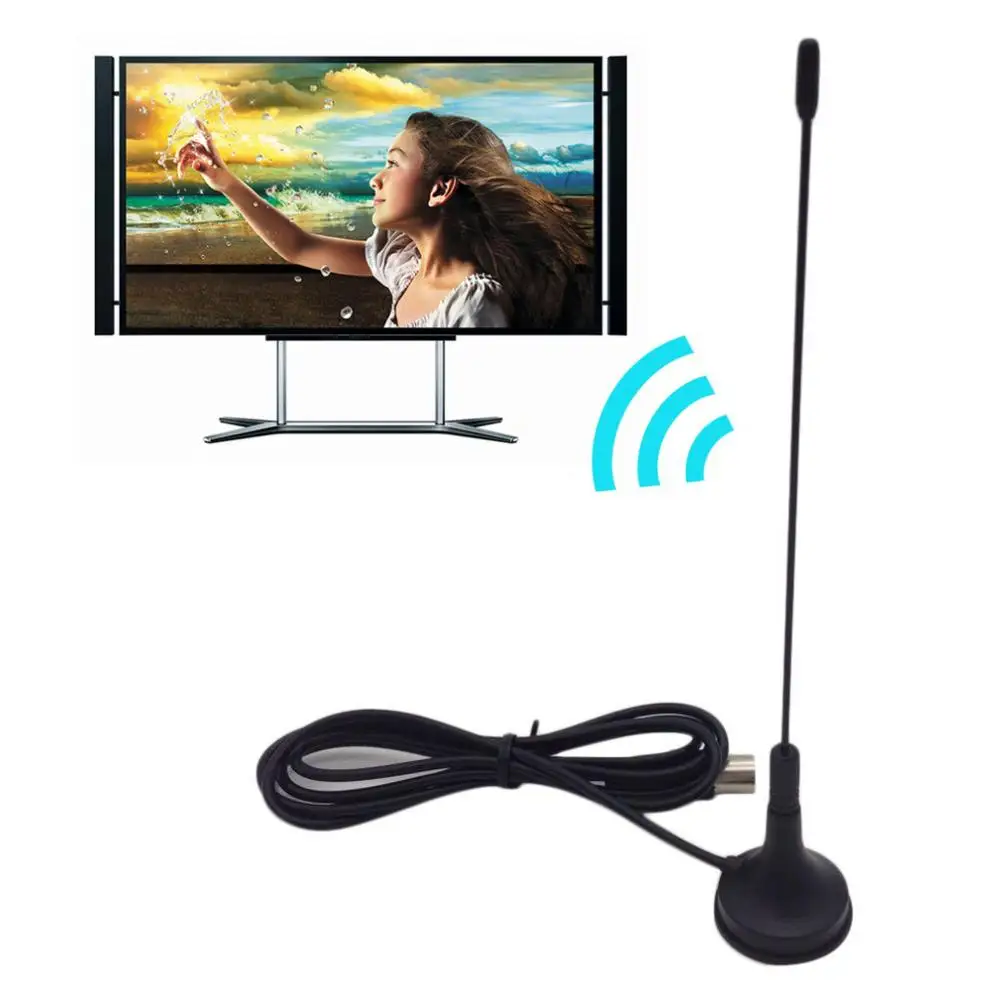 

Indoor Gain 30dBi Digital DVB-T FM Freeview Aerial Antenna For TV HDTV with UHF / VHF Dual Antenna Receiver Black