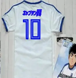 Men Asia size! oliver atom football shirts, Captain Tsubasa Jerseys,Fashion Japan france football cotton soccer clothes