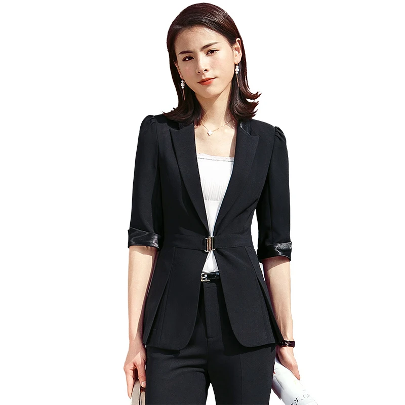 High end design women office ladies OL coats 2018 spring autumn new