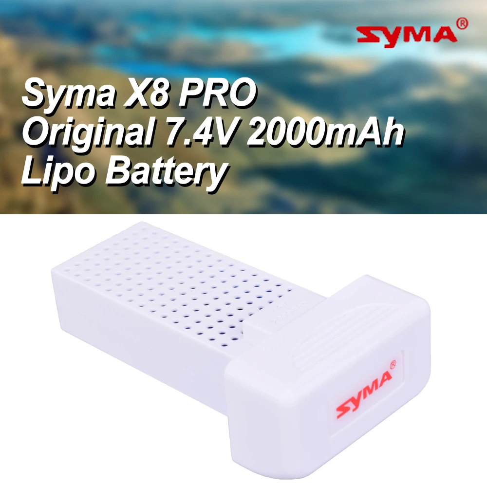 

Original Syma X8 PRO Large Capacity 7.4V 2000mAh Lipo Battery For RC Drone Quadcopter Rechargeable Battery